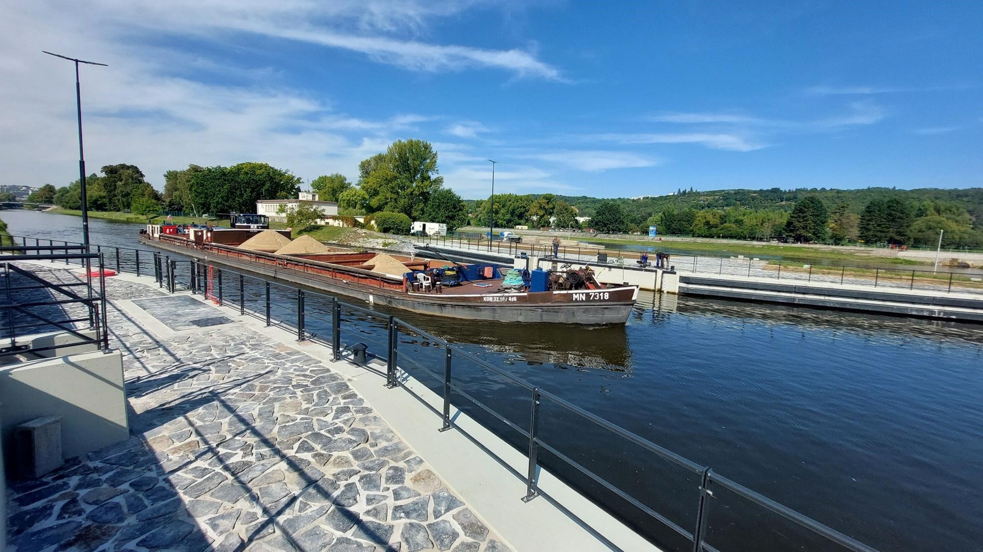 Definitivní uzávěr plavebního kanálu Troja