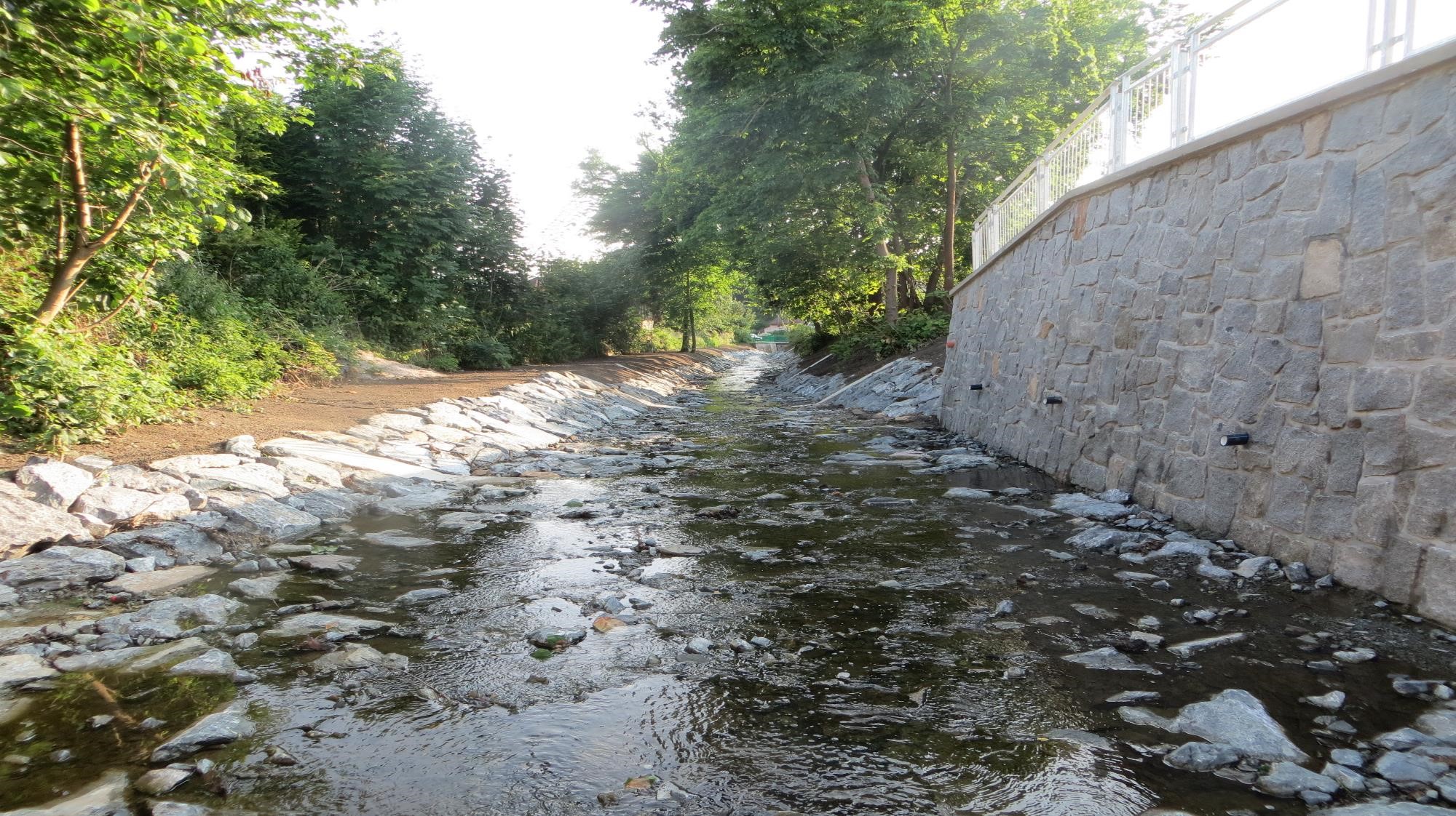 DVT Ejpovický potok, ř. km 1,060 – 1,480, rekonstrukce úpravy koryta